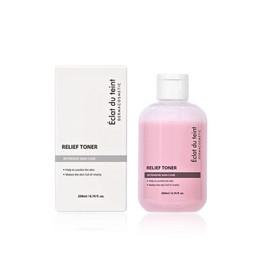 Eclat Dutin Relief Toner 200ml Calamine Pink Skin Toner for Sensitive and Troubled Skin / 에끌라뒤땅 릴리프 토너 200ml 칼라민 핑크 예민 민감 트러블피부 스킨토너