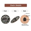 Lancholy 10-Inch Silent Wooden Wall Clock, Tactical Shotgun Clock Wall