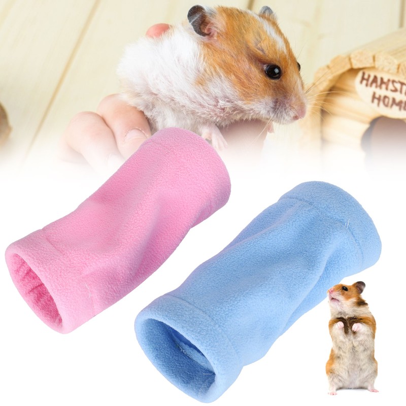 Pet Tunnel Soft Flannel 1 Way Tunnel for Hamster Little