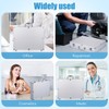 SUPVOX Aluminum Toolbox Lockable Storage Case for Tools Electronics and