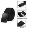 MIVAIUN Pack of 2 Nylon Canvas Belt Men's Belt, 130