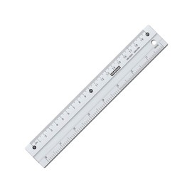 8 Inch Aluminum Non Slip Rulers for Drawing, Set of 6 - Centimeters and Inch Scales for Precise Work, School and Home