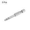 HARFINGTON 5Pcs Security Torx Bit 1/4" Hex Shank 2" Long