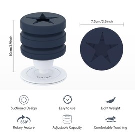 REALIKE Vinyl Weeding Scrap Collector Rotary Vinyl Collector Holder for HTV Crafting Vinyl Suctioned Holder for Tools Accessories Kits Storage