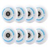 WHEELGOO 8-Pack LED Light Up Inline Skate Wheels for Kids