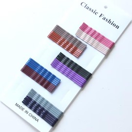 Hair Pin, Color Pin, Hair Arrangement, Bangs, Hair Bundles, Pin, Cute, Beaded, Macaron Color, Hair Clip, Stylish, Pink, Green, Red, Blue, Yellow, Beige, Set of 50 (Mad Mix)