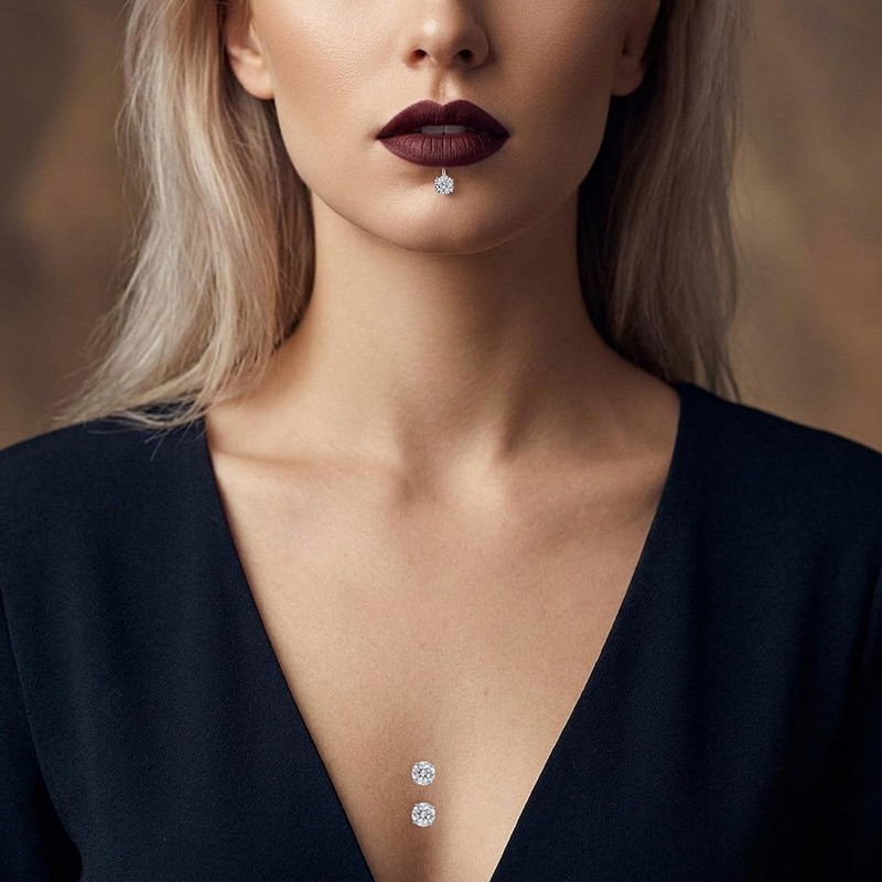 Gemoioio 14G Titanium Surface Barbell Internally Threaded Tragus