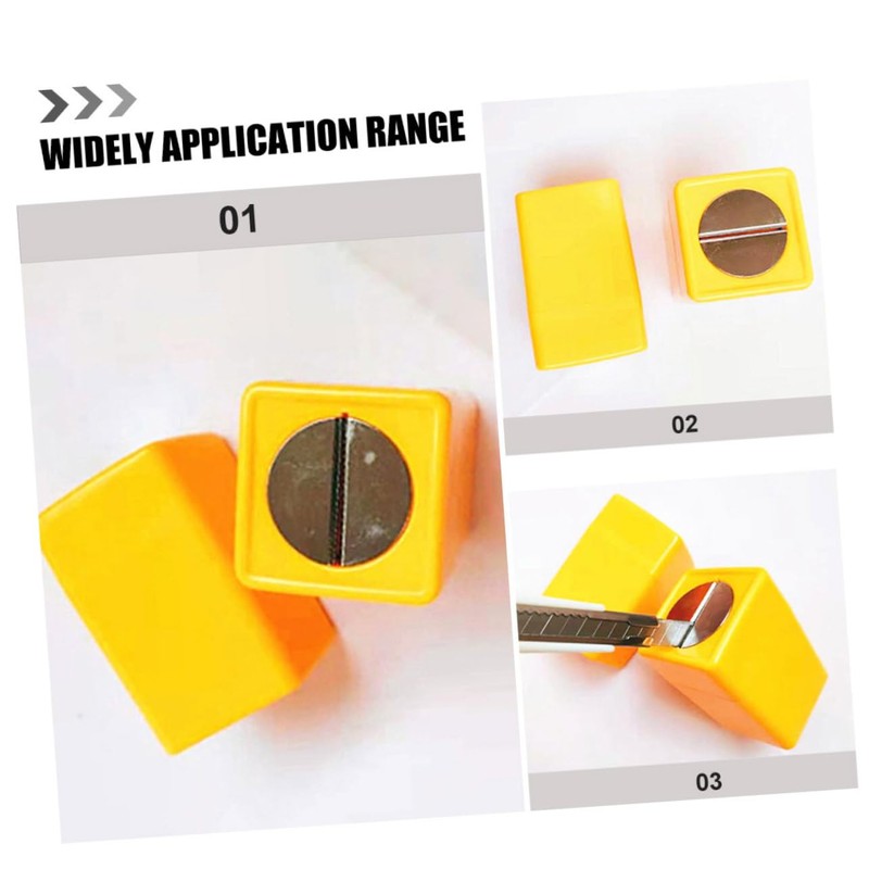 jojofuny 3pcs Blade Storage Boxes Safe Waste Blade Disposal Container