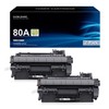 CF280A 80A Toner Cartridge Black High Yield, Replacement for HP