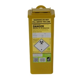 SharpsGuard Yellow 0.5 Bin