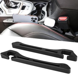 Car Seat Gap Filler, 2 Pack Seat Gap Filler Organizer with Seat Belt Holes, Seat Gap Fillers Between Seat and Console