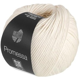 LANA GROSSA Promessa Soft Filled Tubular Yarn Made of Organic Cotton and Polyamide Hand Knitting Yarn Made of 70% Organic Cotton and 30% Polyamide 50 g Wool for Knitting and Crocheting 125 m Yarn