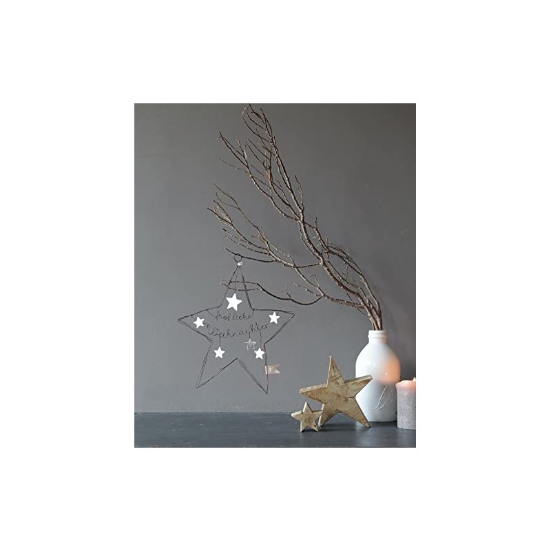 Good old Friends Large Decorative Star Merry Christmas