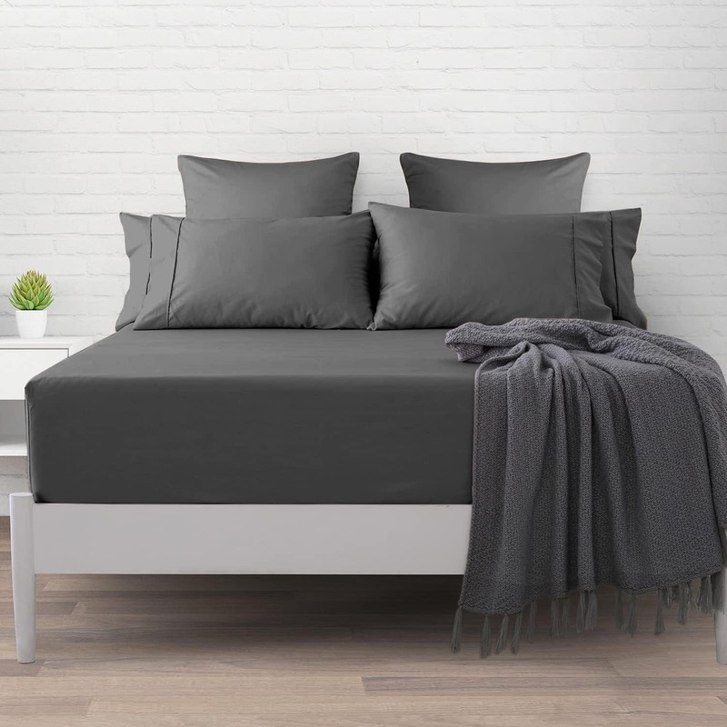 Imperial Rooms Super King Size Fitted Sheets Brushed Microfiber Bed