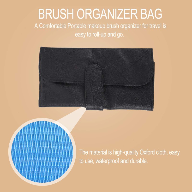 KESYOO Makeup Brush Pouch, Makeup Brush Case, Makeup Pouch, Compact,