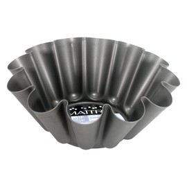 Home Maitre Backform für Pudding, antihaftbeschichtet, 22 cm, Metall, Anthrazit, 23x23x9 cm