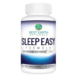 Best Earth Naturals Sleep Easy Supplement with L-Theanine, GABA, 5-HTP and More 30 Count