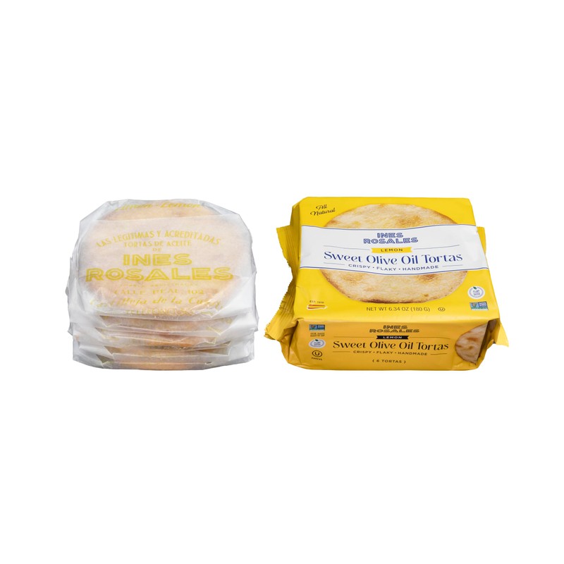 INES ROSALES Sweet Lemon Tortas, 6.34 OZ