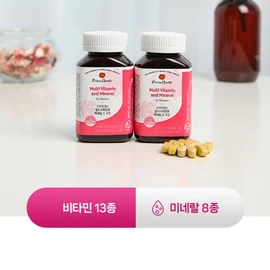 Prime Health Multivitamin Mineral for Women 1480mg x 90 tablets (3 month supply) 90 tablets / 멀티비타민 미네랄 포 우먼 1480mg x 90정 (3개월분) 90정