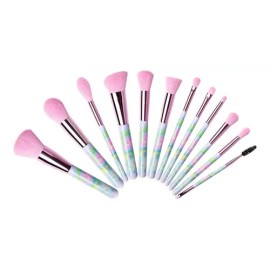 Brochas Maquillaje No Bad Days - Beauty Creations 12 Pzas Color Rosado