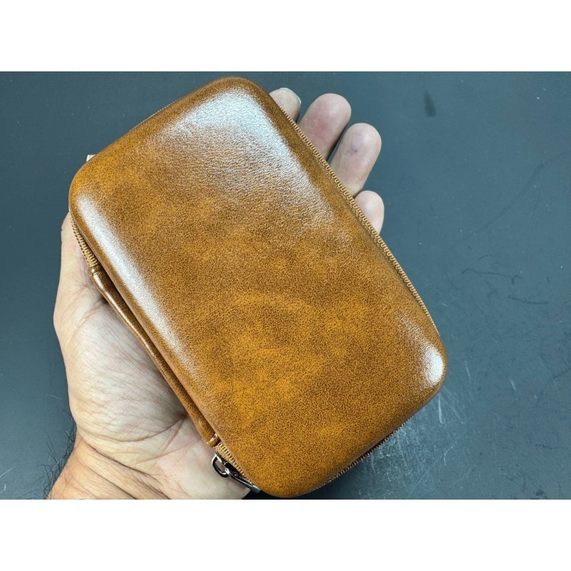 DISHI Protective Leather Zippered Travel Storage Case for Henson Safety