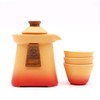 Temple-Inspired Ceramic Teapot Set with Three Cups – A Timeless
