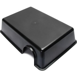 Reptile Hide Box - Provide Secure and Safe Shelter for Geckos and Ball Python Snakes, Easy to Clean (Black, XL)