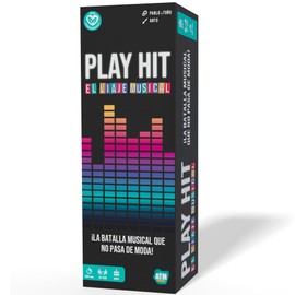 Play Hit Brettspiele für Erwachsene, lustig und dynamisch, Musik auf Spanisch, Spaß mit Freunden und Familie, originelles Geschenk für Männer und Frauen