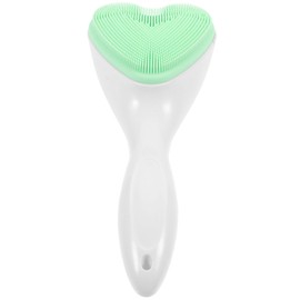 Baluue User-friendly Face Scrubber Portable Facial Cleansing Brush for Women Exfoliating Cleaning