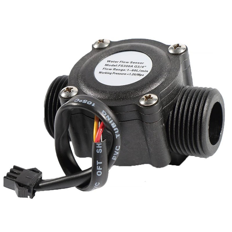 Hall Effect Sensor, 2PCS 3/4" Water Flow Sensor, Control Hall