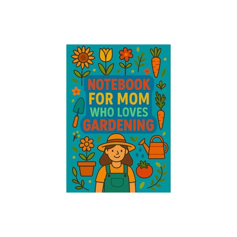 Notebook for Mom Who Loves Gardening | Graph Journal: 120
