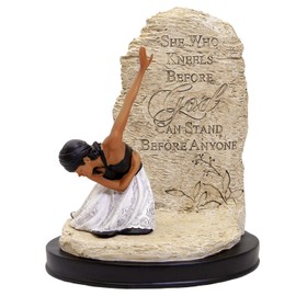 African American Expressions - She Who Kneels Figurine (6.25" x 3" x 7.5") FSWK-01