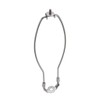 Aspen Creative 20008-2 Saddle, 11" Lamp Harp, Satin Nickel