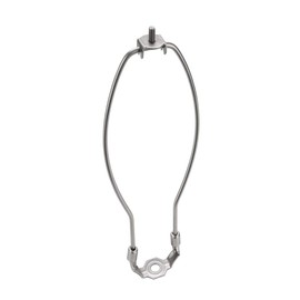 Aspen Creative 20008-2 Saddle, 11" Lamp Harp, Satin Nickel