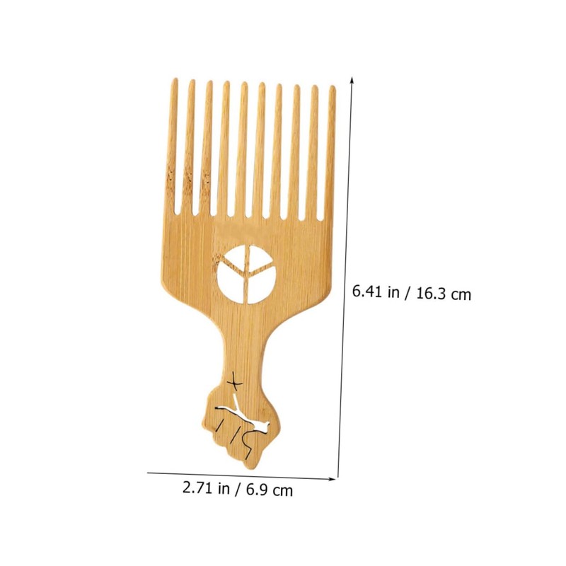 WOONEKY Hairdressing Comb Curly Hair Comb Afro Pick Pick Hair