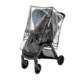 Nuby Deluxe Stroller Weather Shield, Clear Plastic Cover with Storage Pocket & Vented Sides