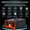 3000 Watt Power Inverter,12V DC to 110V/120V AC Pure Sine