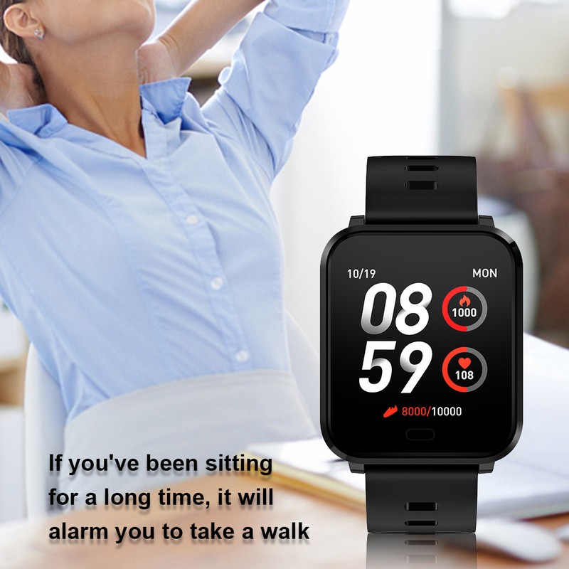K10 1.3Inch Color Screen IP68 Waterproof Smart Bracelet Heart Rate