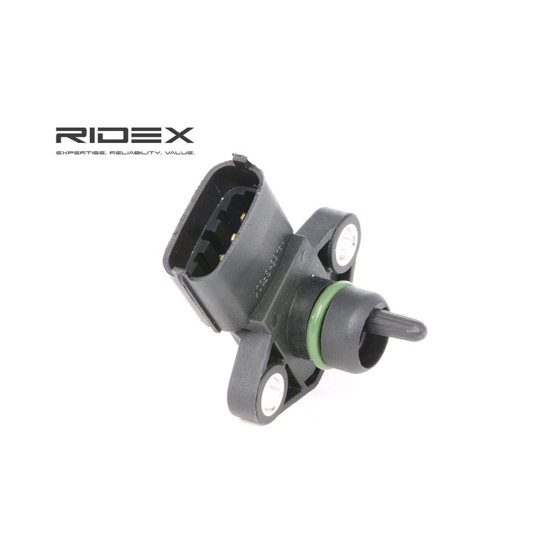 Ridex 161B0029 Pressure Sensor, Supercharger Manifold Pressure Sensor, intake manifold