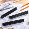 Fumete 12 Pack 6 Inch Architectural Engineering Scale Rulers Small