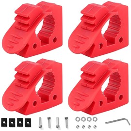Greluma 4 Pcs Shovel Holder Shovel and Axe Holder with Quick Release Rubber for 3-4cm Diameter Tools for Truck Trailers SUV UTV