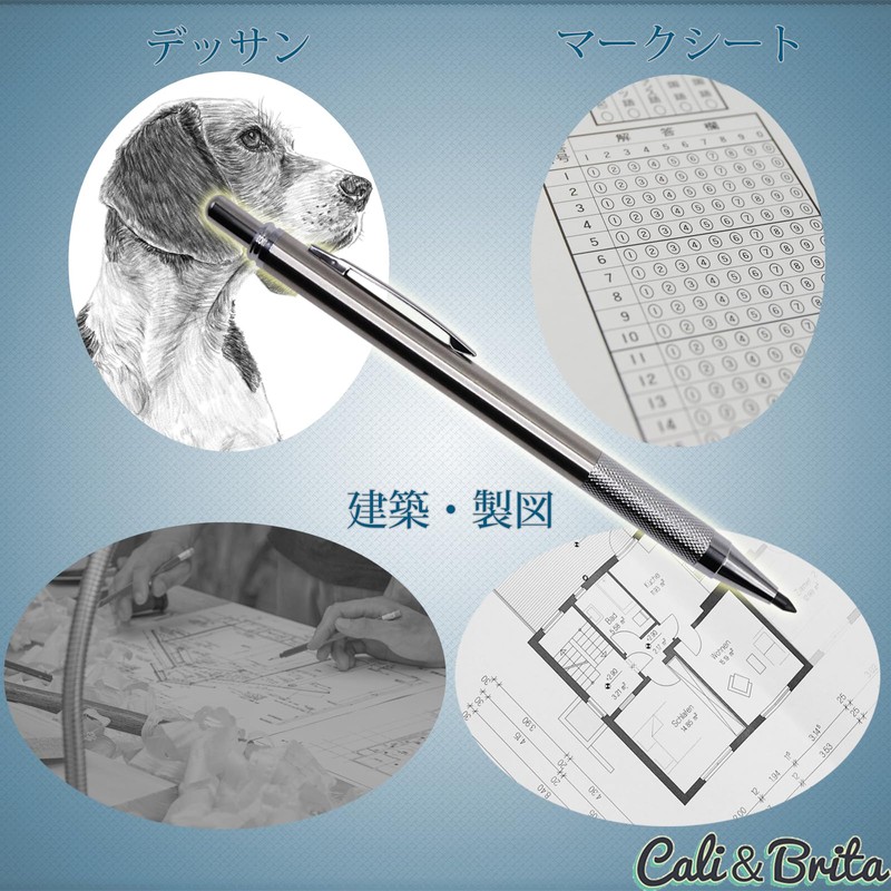 Cali&Brita 【Extremely Thick 3.0mm Lead】Mechanical Pencil 3mm Lead Mark Sheet
