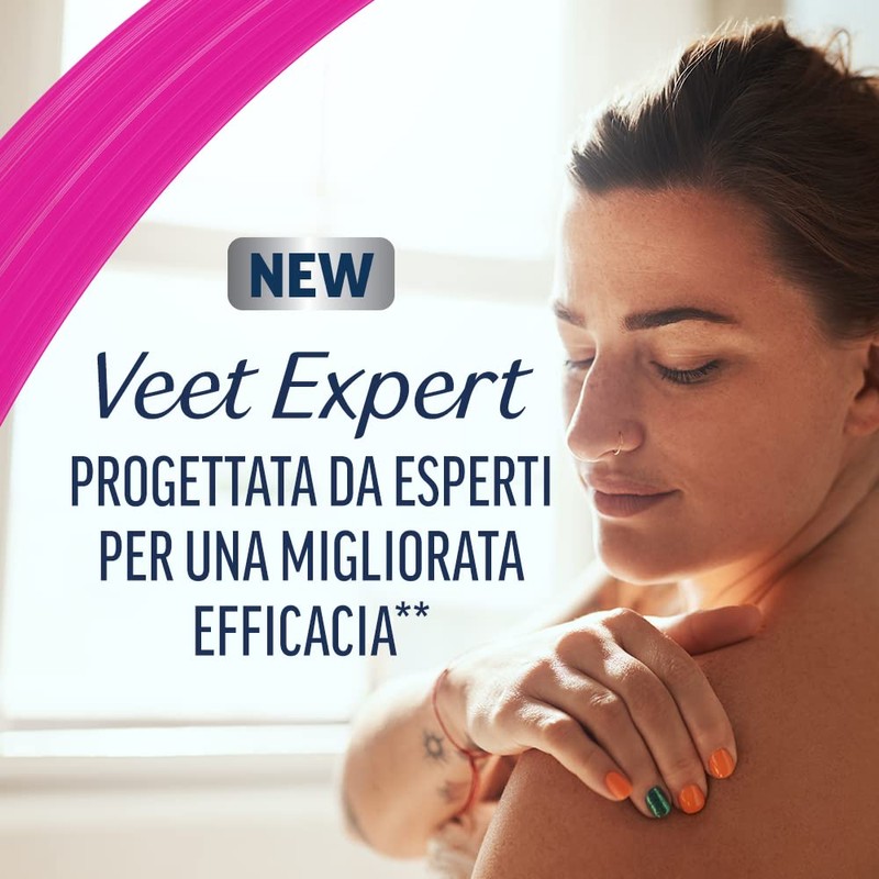 Veet Expert Crema Depilatoria Bikini & Ascelle per Pelli Normali