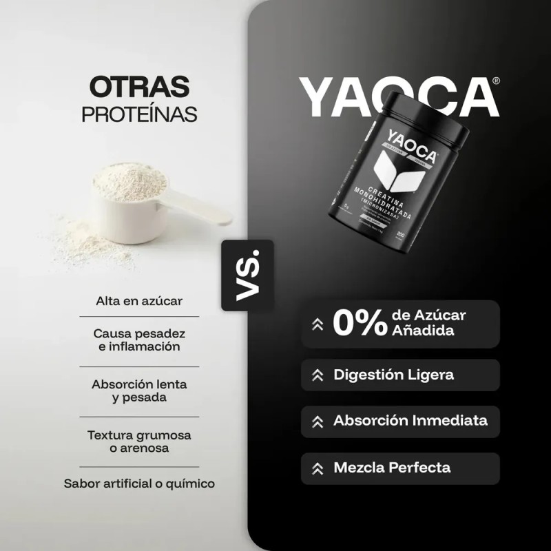 Suplemento En Polvo Yaoca Creatina Monohidratada 1 Kg Natural