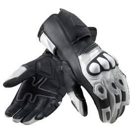 REV'IT! Men's League 2 Race Motorcycle Gloves (Black/Grey - 3X-Large)