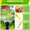 11 Pack Sprinkler Head Adjustment Tool Kit Compatible with Hunter