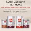 illy, Caffè Macinato per Moka Tostato CLASSICO, 100% Arabica con