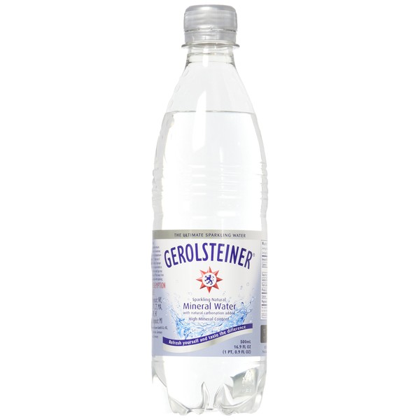 Gerolsteiner Sparkling Mineral Water,16.9 Fl Oz (Pack of 6)