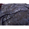 Italian Goth Floral Lace Apparel Fabric Sequin Designer Blue By