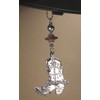 Rear View Mirror Car Accessory/Ornament Silvery Country Western Cowboy Boot